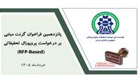 پانزدهمین فراخوان گرنت‌های مبتنی بر RFP مؤسسه نیماد